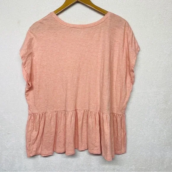 Loft ruffle bottom shirt size XL - Picture 2 of 3